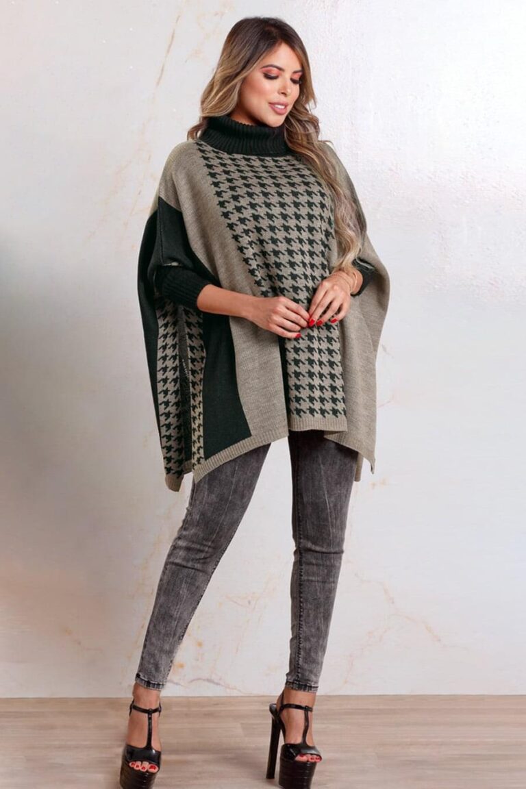 Ruana Colombiana Clasica Mujer Ropa Mujer Bonita Colombia