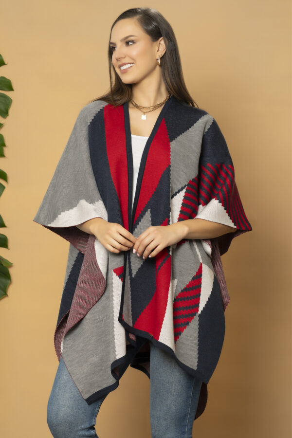 Chall Poncho Ruana Moderno