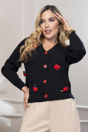 Saco Elegante Mujer Tejido