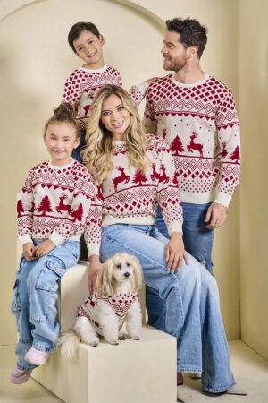 Saco Navideño Niños Rojo Talla 4 a 10