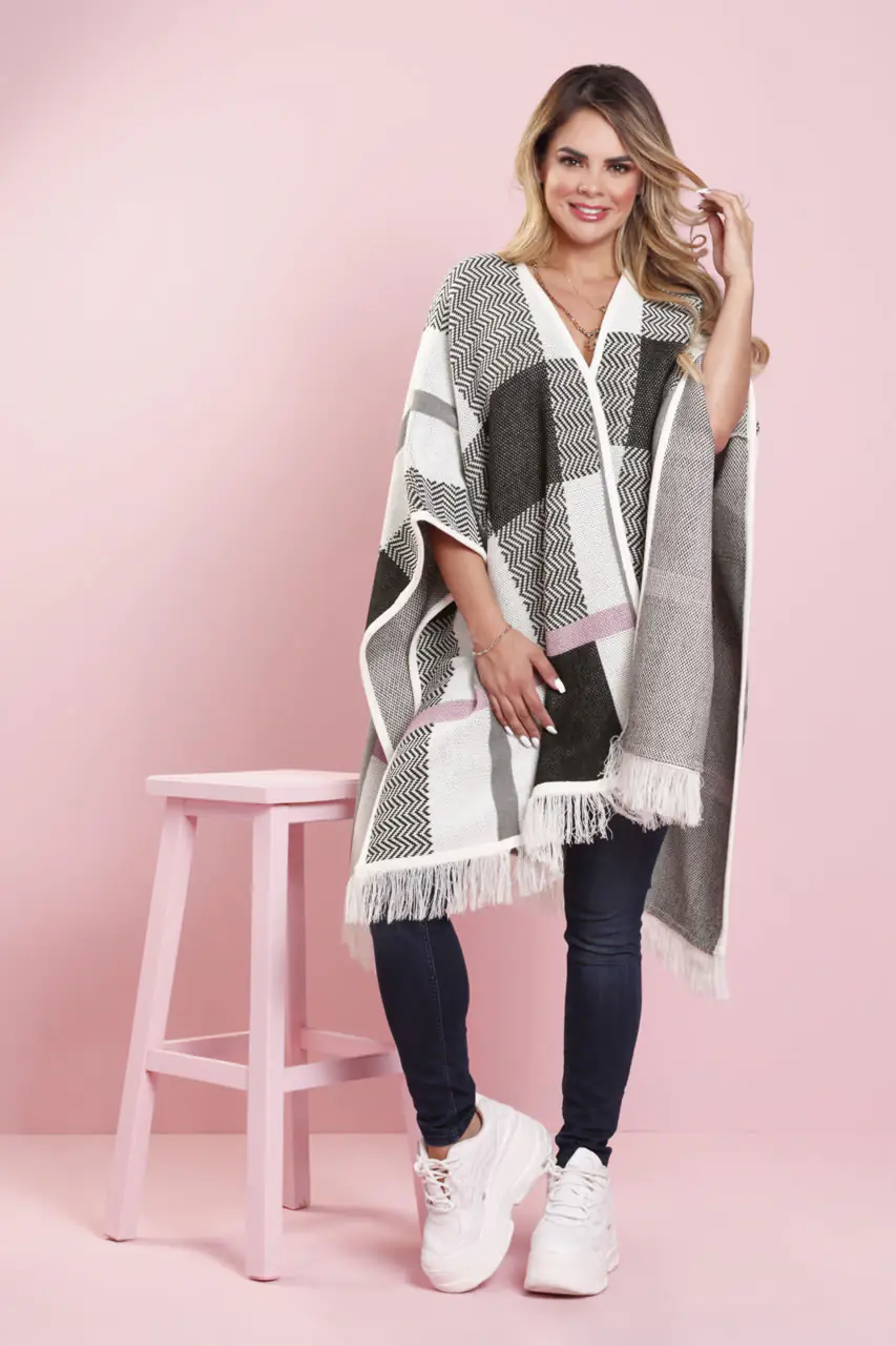 Ruana Chal Mujer Elegante - Ropa Mujer Bonita - Tienda De Ropa