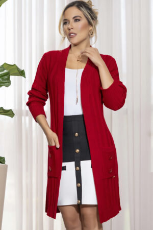 Cárdigan Elegante Tejido Mujer