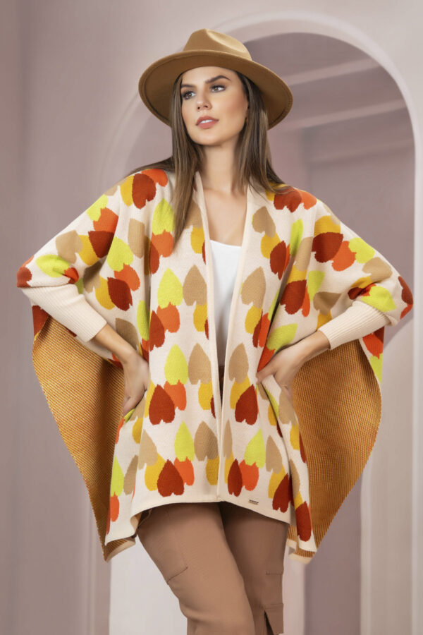 Ruana Fashion Mangas Mujer