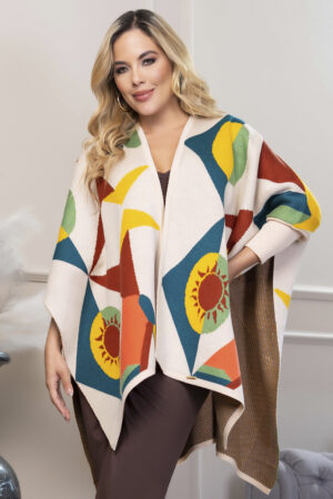 Ruana Fashion Mangas Mujer
