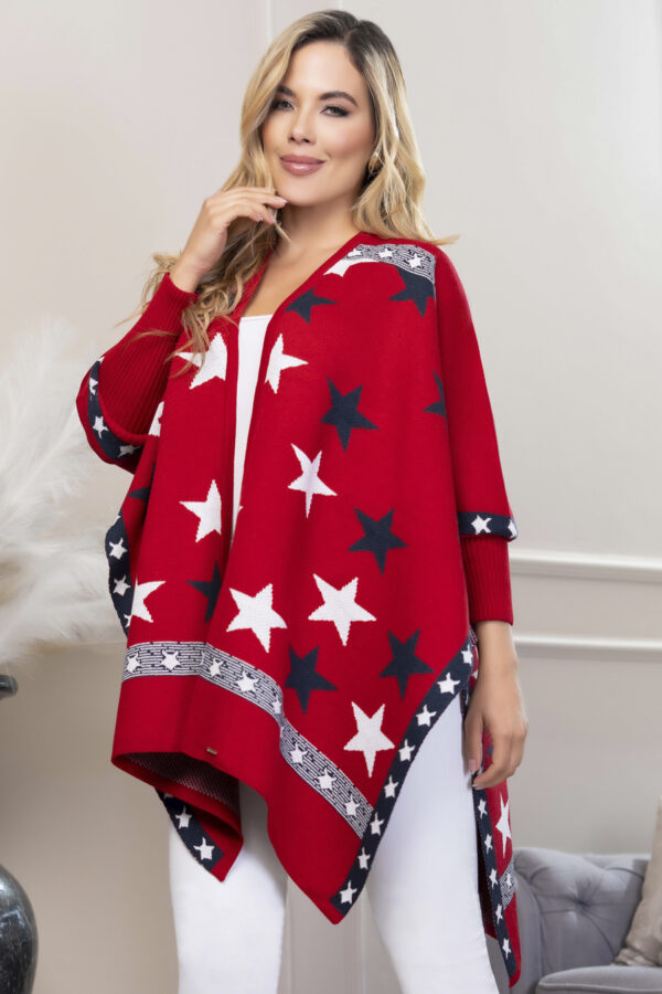 Ruana Colombiana Dama Mangas
