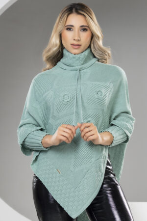 Ruana Asimétrica Mujer