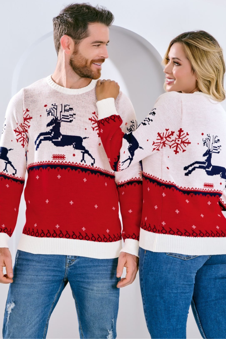 Suéter Navideño Hombre - Ropa Mujer Bonita
