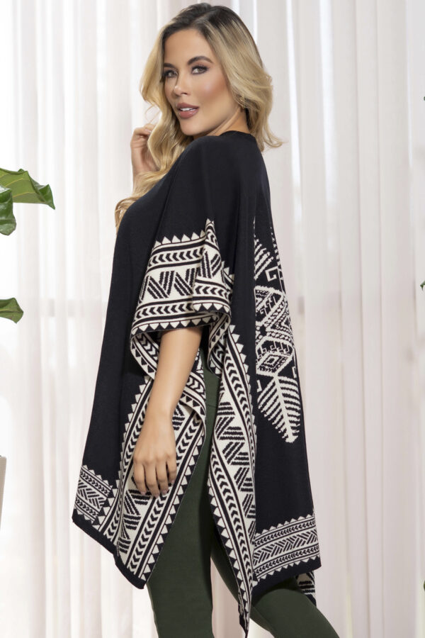 Poncho Chall Tejido Mujer - Imagen 2