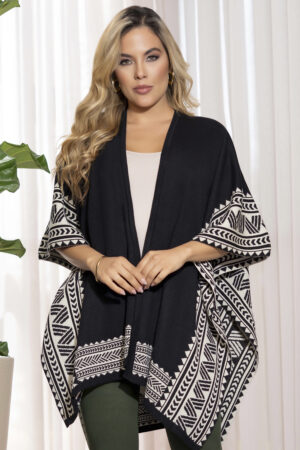 Poncho Chall Tejido Mujer