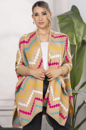 Ruana Elegante Para Mujer