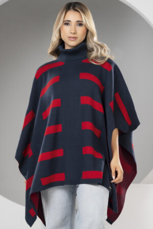 Ruana Cuello Tortuga Elegante