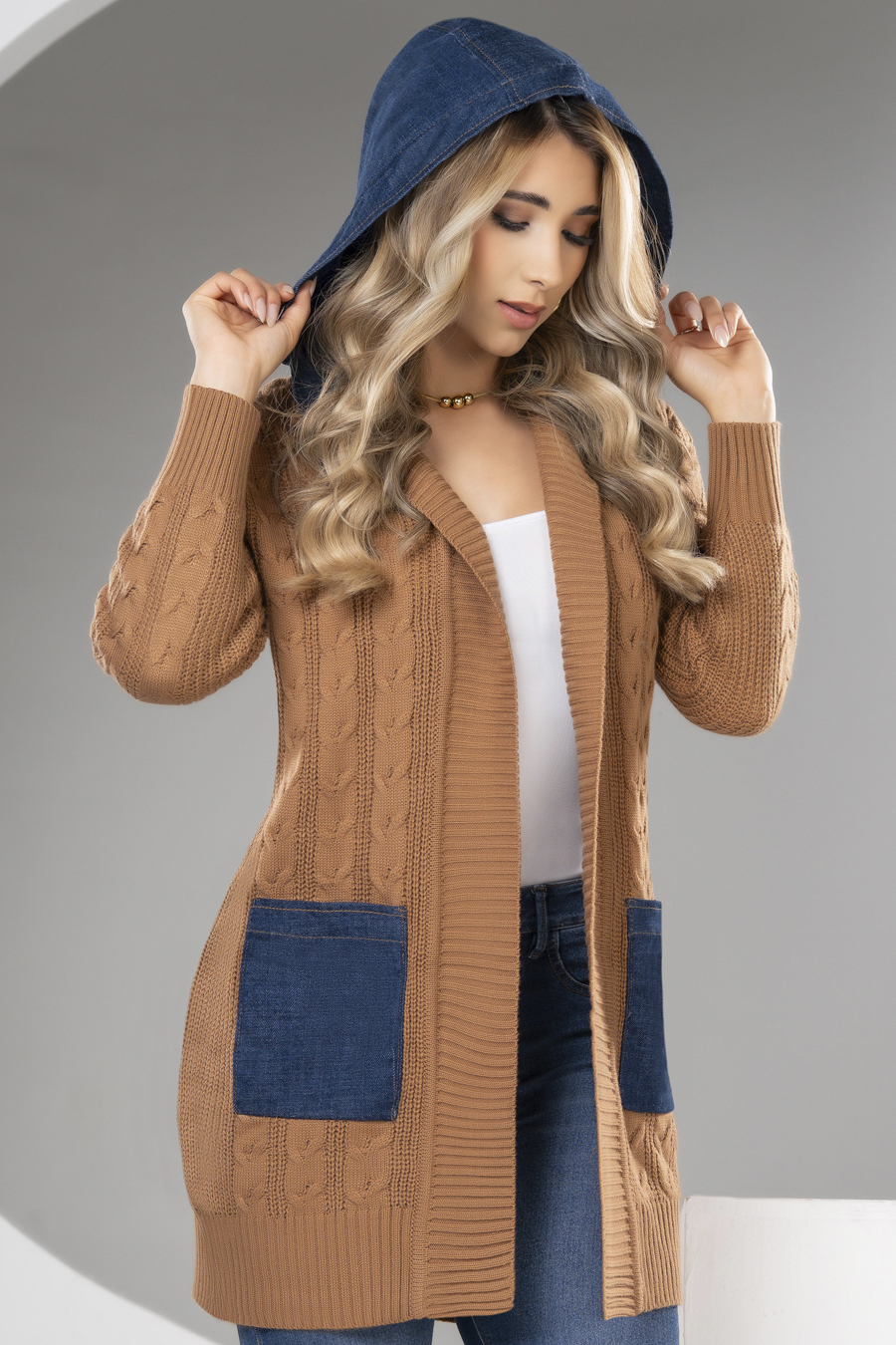 Cárdigan Bolsillos Mujer - Imagen 2