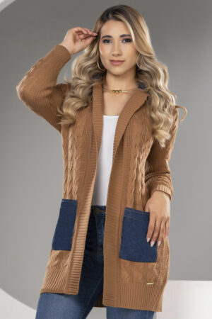 Cárdigan Bolsillos Mujer