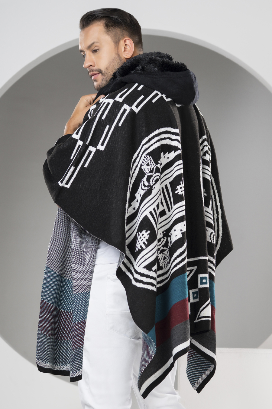 Ruana Típica para Hombre - Imagen 2