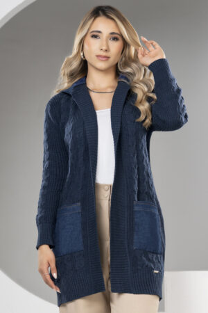 Cárdigan con capota