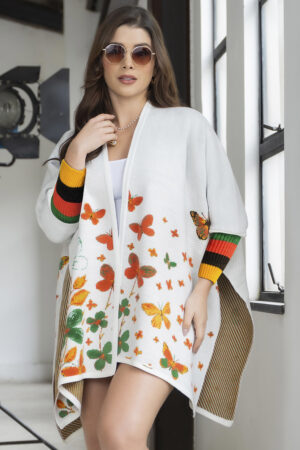 Ruana Fashion Mangas Mujer