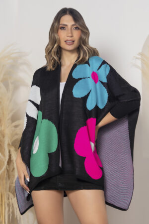 Ruana Fashion Mangas Mujer