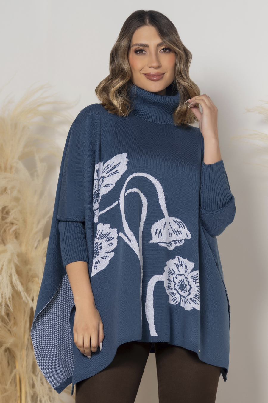 Ruana Moderna Elegante Mujer